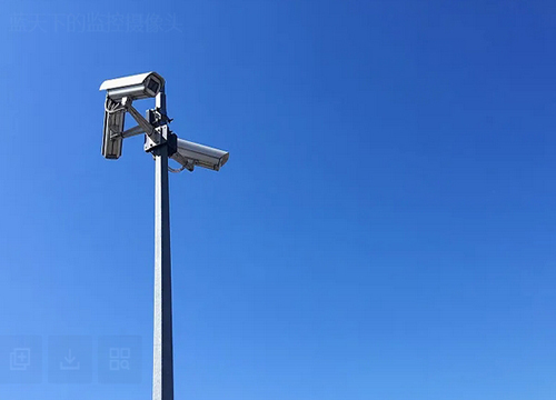 小区监控杆
